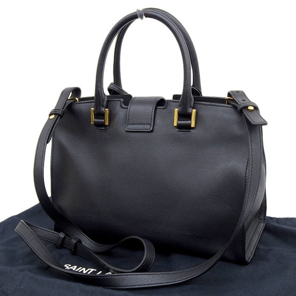 Saint Laurent Handbag Shoulder Bag Leather Black - Picture 2 of 6